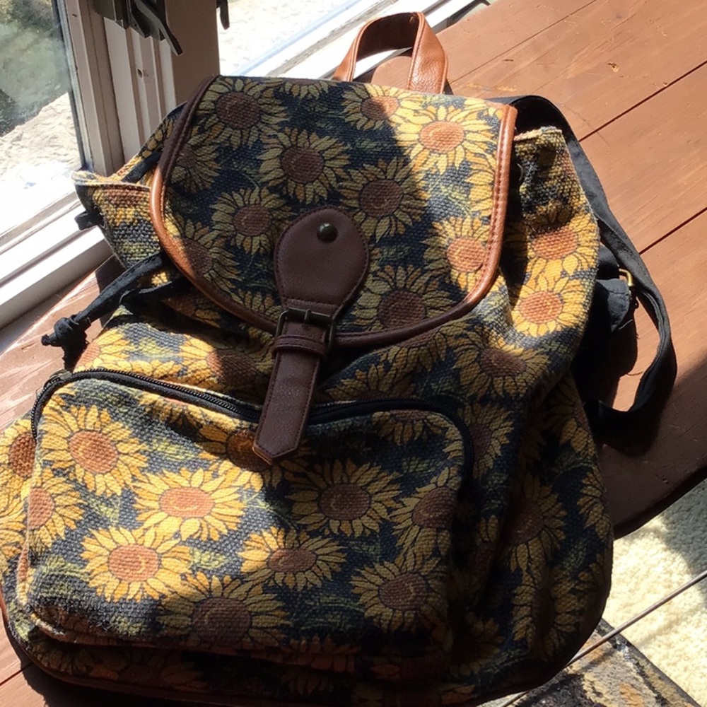Sunflower Canvas Back Pack Fall - image 2